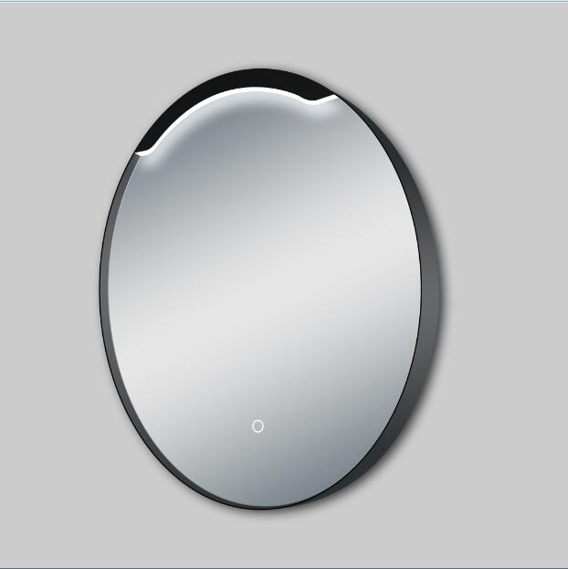 round led bathroom mirror with magnifying glass