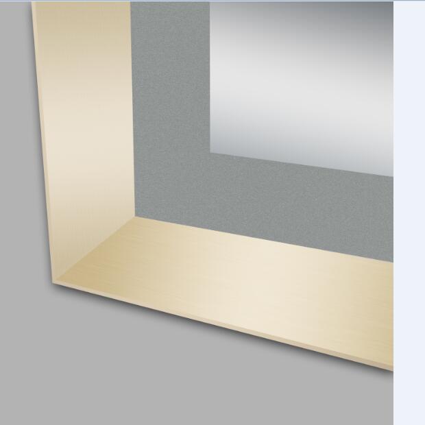 gold bathroom wall mirror with lights