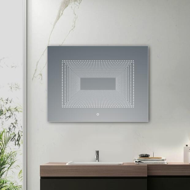  lighted led bathroom mirror